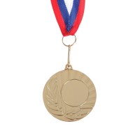 Медаль под нанесение, золото, d=5 см 835345s фото