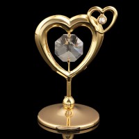 Сувенир «Сердце», 5,5х4х3 см, с кристаллами 3244788s фото