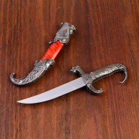 Сувенирный нож, 23 см рукоять в форме дракона 258156s фото