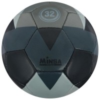 Мяч футзальный MINSA, размер 4, 32 панели, PU, ручная сшивка, бутиловая камера, 400 г 5187096s фото