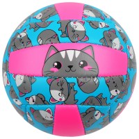 Мяч волейбольный ONLITOP «Кошечка», размер 2, 150 г, 2 подслоя, 18 панелей, PVC, бутиловая камера 4166907s фото