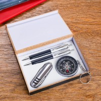 Набор подарочный 4в1 (2 ручки, нож 3в1, компас) 594020s фото