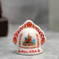 Колокольчик в виде кокошника «Москва. Храм Василия Блаженного» 3281458s фото