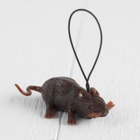 Прикол «Мышь», резиновая, цвет коричневый 4449308s фото