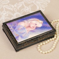 Шкатулка «Принцесса», 10×14 см, лаковая миниатюра 2407453s фото