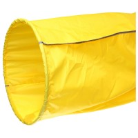 Тоннель для эстафет, длина 3,5 м, 2 обруча d=75 см, цвет жёлтый 3674055s фото