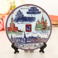 Тарелка сувенирная «Москва. Панорама», d=20 см 736406s фото