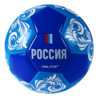 Мяч футбольный ONLITOP «Россия», размер 5, PVC, резиновая камера, 340 г 4048696s фото