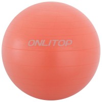 Фитбол, ONLITOP, d=65 см, 900 г, антивзрыв, цвет оранжевый 3544000s фото