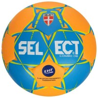 Мяч гандбольный SELECT COMBO DB Lille, размер 3, EHF, ПУ, гибридная сшивка, цвет оранжевый/синий 6536147s фото