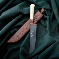 Нож Пчак Шархон - рукоять кость, клинок 15см 6769504s фото