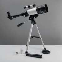 Телескоп настольный 150 кратного увеличения, бело-черный корпус, F30070M, 5425890s фото