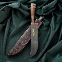 Нож Пчак Шархон - рукоять кость, металл 6973719s фото