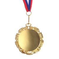 Медаль под нанесение, золото, d=7 см 507638s фото