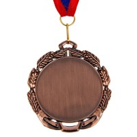 Медаль под нанесение, бронза, d=7 см 507640s фото