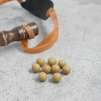 Набор шариков для рогатки d=10мм (100шт) из глины 3122067s фото
