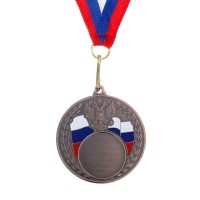 Медаль под нанесение, бронза, d=5 см 3626358s фото