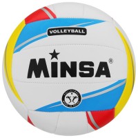 Мяч волейбольный MINSA, PVC, 18 панелей, машинная сшивка, размер 5, 230 г 885843s фото