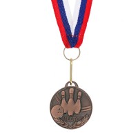 Медаль призовая, 3 место, бронза, d=3,5 см 3678364s фото