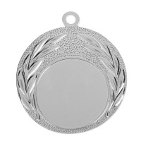 Медаль под нанесение, серебро, d=4 см 1028266s фото