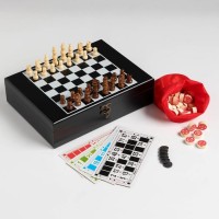 Набор 2 в 1: шахматы, лото, 22 х 27 см 3797116s фото