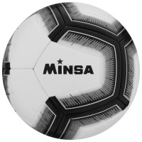 Мяч футбольный MINSA, размер 5, 12 панелей, TPE, 3 подслоя, машинная сшивка, 400 г 3910789s фото
