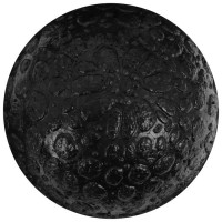 Мяч массажный d=11 см, 35 г, цвет чёрный 3940230s фото