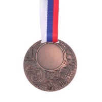 Медаль под нанесение, бронза, d=5 см 2495005s фото