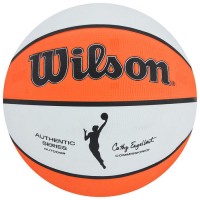 Мяч баскетбольный WILSON WNBA Authentic Series Outdoor, арт.WTB5200XB06, размер 6, резина, бутиловая камера, цвет белый 7391602s фото