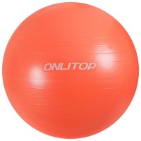 Фитбол, ONLITOP, d=85 см, 1400 г, антивзрыв, цвет оранжевый 3544014s фото