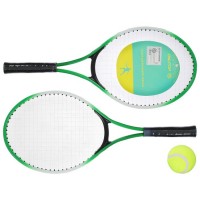 Ракетки для большого тенниса с мячом, детские, цвет зелёный 3544179s фото