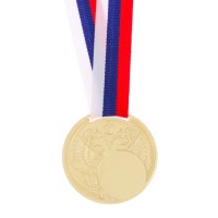Медаль «Герб», под нанесение, золото, d=5 см 2984958s фото