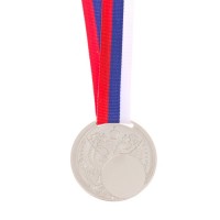 Медаль «Герб», под нанесение, серебро, d=5 см 2984959s фото