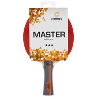 Ракетка для настольного тенниса Torres Master, 3 звезды, для тренировок, накладка 2,0 мм 1089348s фото