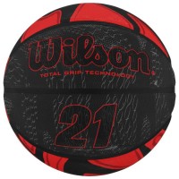 Мяч баскетбольный WILSON, размер 7, резина, цвет красный/чёрный 7006132s фото