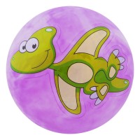 Мяч детский «Динозаврики», d=25 см, 60 г, цвет фиолетовый 3575056s фото