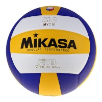 Мяч волейбольный Mikasa MV210, размер 5, PU, бутиловая камера, клееный 617210s фото