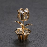 Сувенир «Цветочек»,с кристаллами 7706921s фото