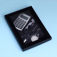 Набор подарочный 4в1 (ручка, калькулятор, брелок, штопор с открывалкой) 7029963s фото