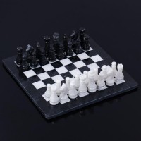 Шахматы «Элит»,темная  доска 30х30 см, оникс 3520366s фото