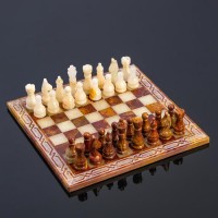 Шахматы «Элит», доска 30х30 см, оникс 4282461s фото