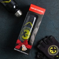 Набор для тренировок «Экстремал»: бутылка 600 мл, перчатки р-р М 3736993s фото