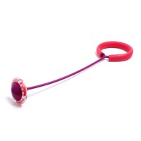 Нейроскакалка, цвет фиолетовый + розовый, световые эффекты 7584723s фото