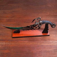 Сувенирный нож на подставке, скорпион на лезвии и рукоятке, 53,5 см 277880s фото