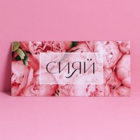 Конверт подарочный с внутренним карманом «Сияй», цветы, 20 × 9,5 см 7551476s фото